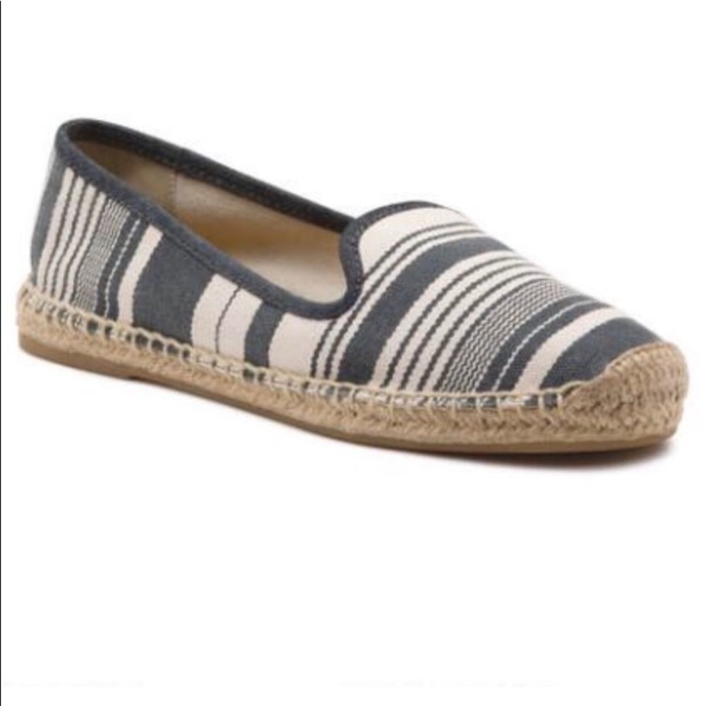 G.H. Bass Canvas Striped Jute Jenna Flats